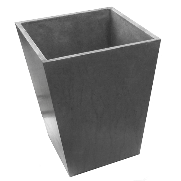 jardinière en béton pour cimetière, cube